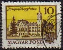 Hungria 1974 Scott 2334 Sello Edificios Oficiales Ayuntamiento Hiskunfelegyhaza usado M-3002 Magyar Posta Ungarn Hungary Hongrie Ungheria Hongarije 